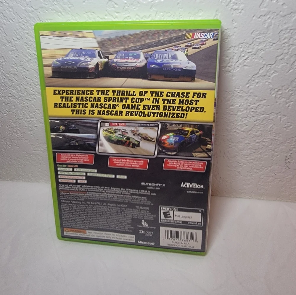 NASCAR The Game Microsoft Xbox 360, 2011, TESTED